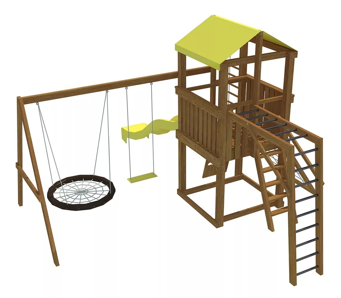 Подробнее о деревянных детских площадках